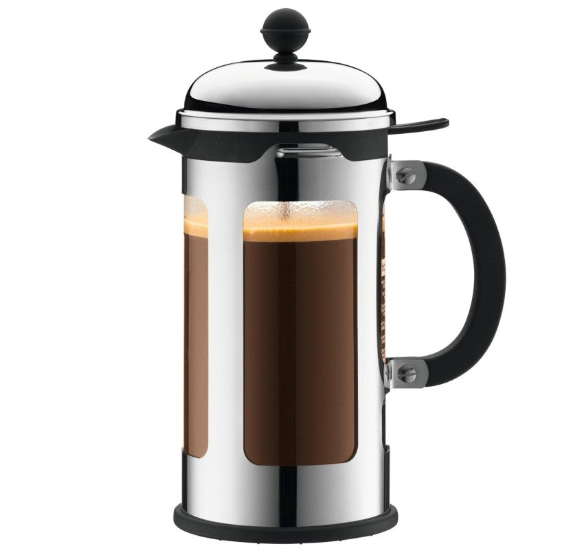 Bodum 11172-16 Chambord French Press 8 Cup Coffee Maker, 1L, Chrome Main image