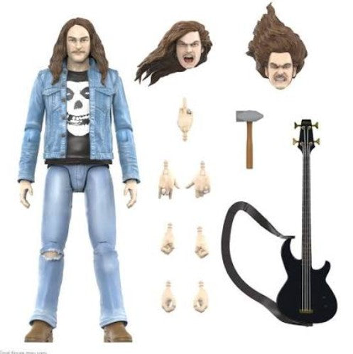Super7 ULTIMATES! Cliff Burton - 7" Action Figure with Accessories Heavy Metal Collectibles and Retro Toys