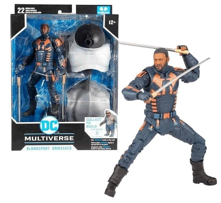 Suicide Squad DC McFarlane Bloodsport Action Figure (Unmasked)