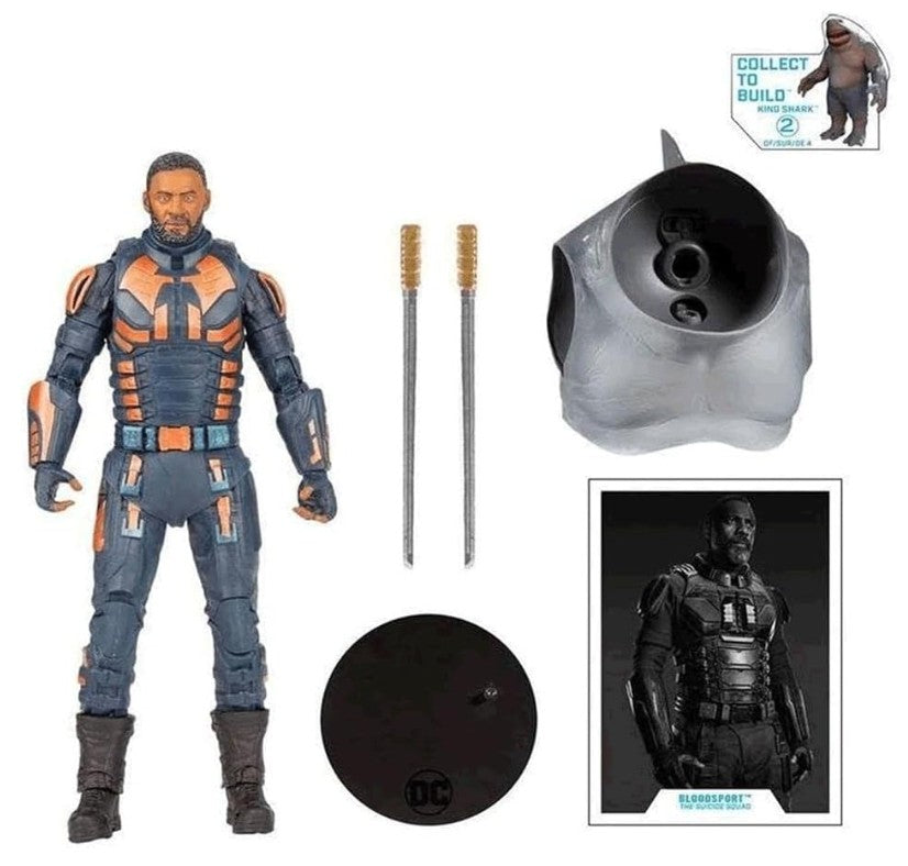 Suicide Squad DC McFarlane Bloodsport Action Figure (Unmasked)