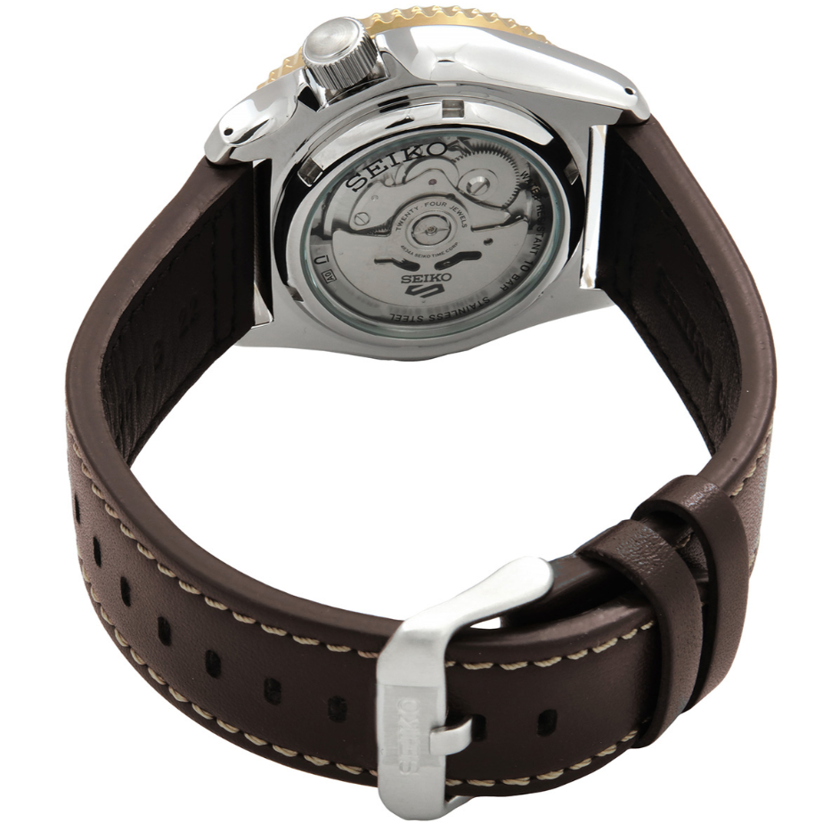 Seiko 5 SSK036K1 Sports SKX GMT Mocha Automatic Mens Watch