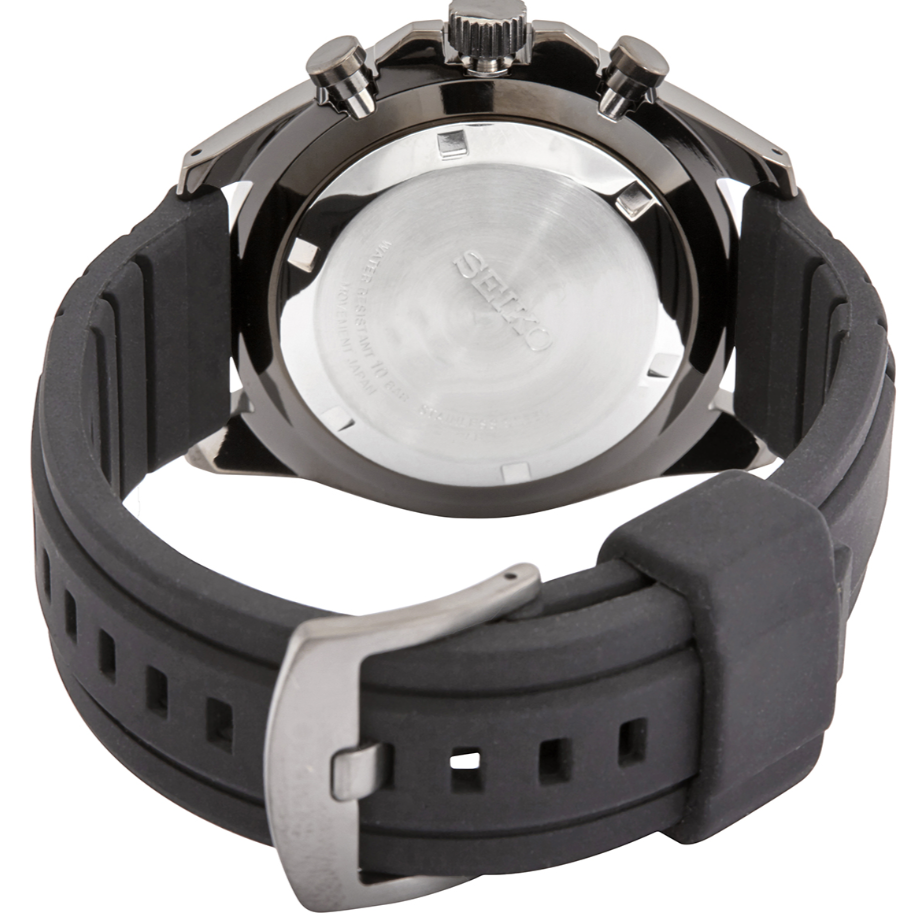 Seiko SSB349P1 Conceptual Chronograph Quartz Black Dial Mens Watch