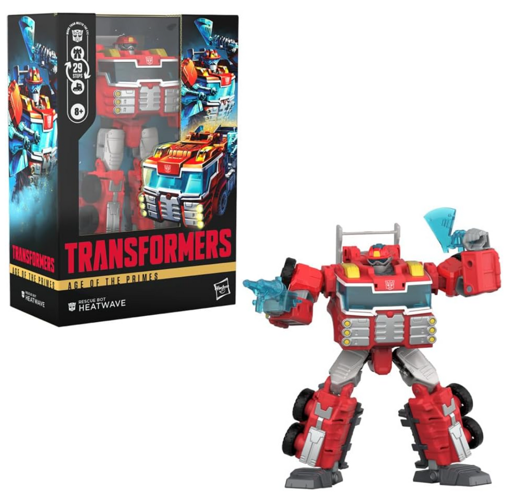Transformers Age of the Primes Voyager Class Rescue Bot Heatwave, 7-inch Converting Action Figure