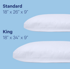 Casper Sleep Pillow for Sleeping, White, Standard