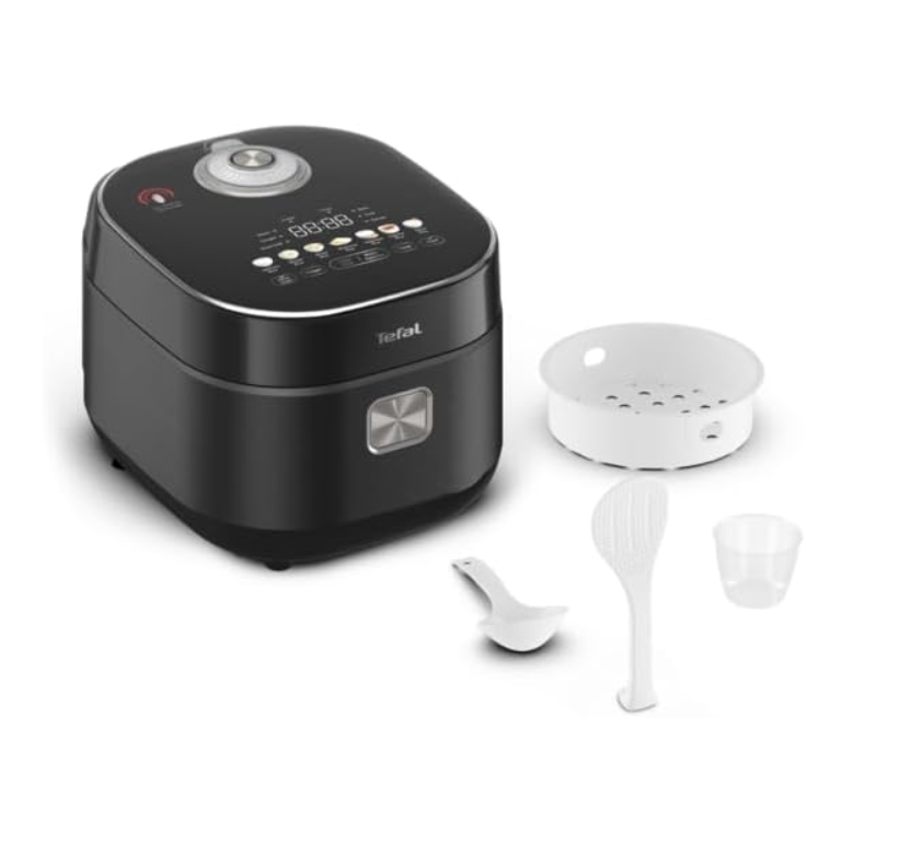 Tefal Far Infrared RK8868 - Rice Cooker, 1450W, Induction Heating technology, Fuzzy Logic with Spherical Pot, 1.5L, 13 cooking progams, Black