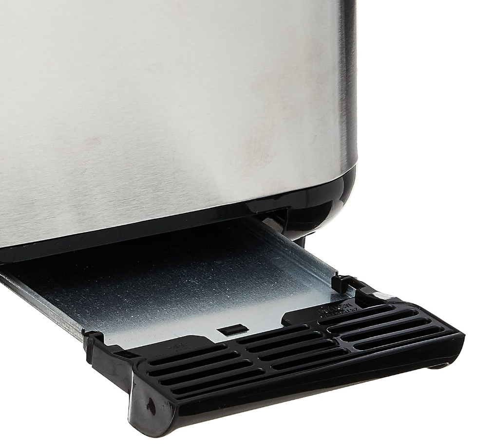 Tefal Express TT410D - Toaster, 850W, 3 easy-to-use functions, 7 browning levels, Stainless Steel and Black
