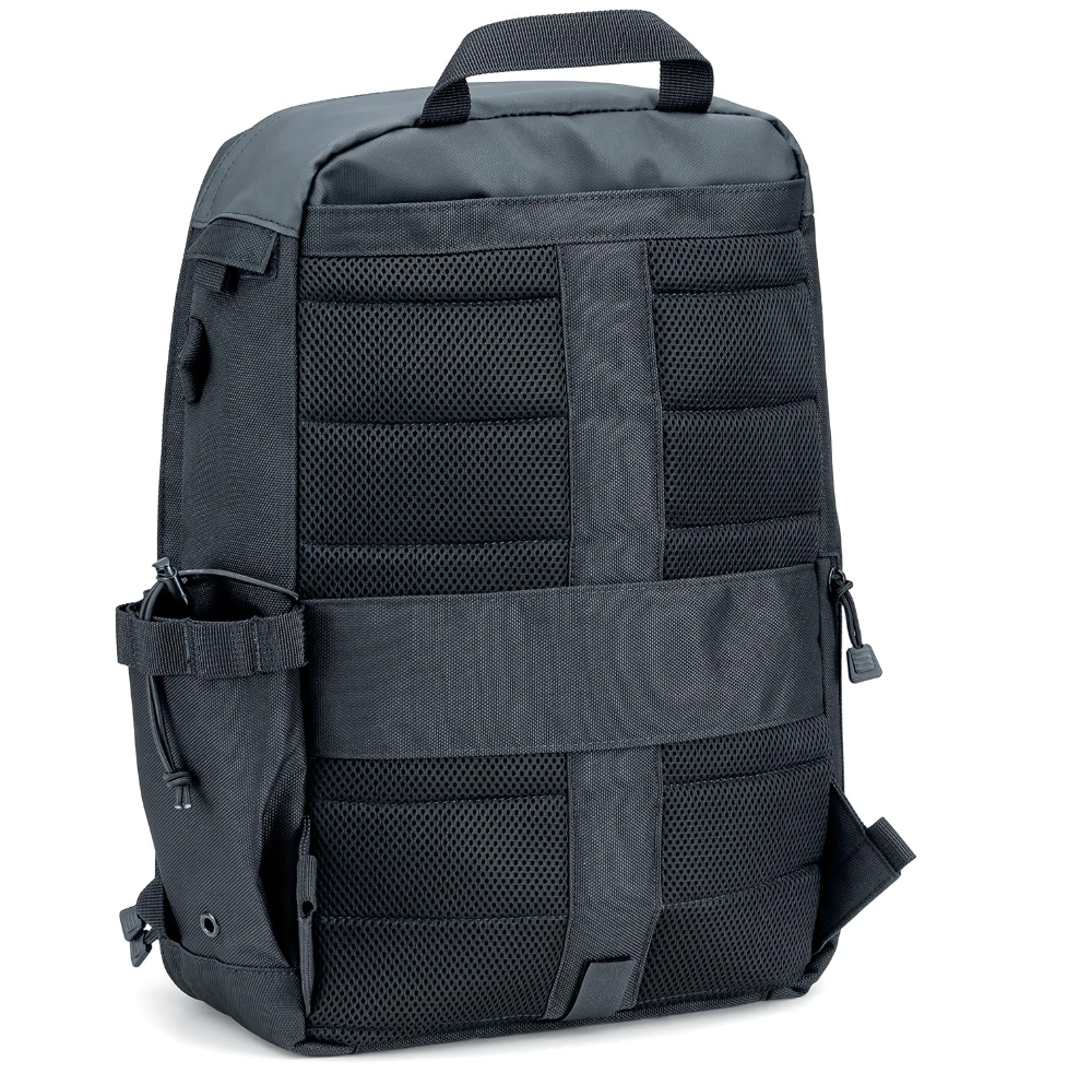 Kuryakyn 5257 Momentum Runaway Backpack: Weather Resistant Motorcycle Travel Luggage Bag with Mounting Straps and Waterproof Rain Cover, Black