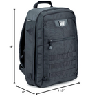 Kuryakyn 5257 Momentum Runaway Backpack: Weather Resistant Motorcycle Travel Luggage Bag with Mounting Straps and Waterproof Rain Cover, Black