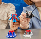 Transformers One Race Changers 2-Pack, Optimus Prime and Megatron 1.5-Inch Robot Action Figures