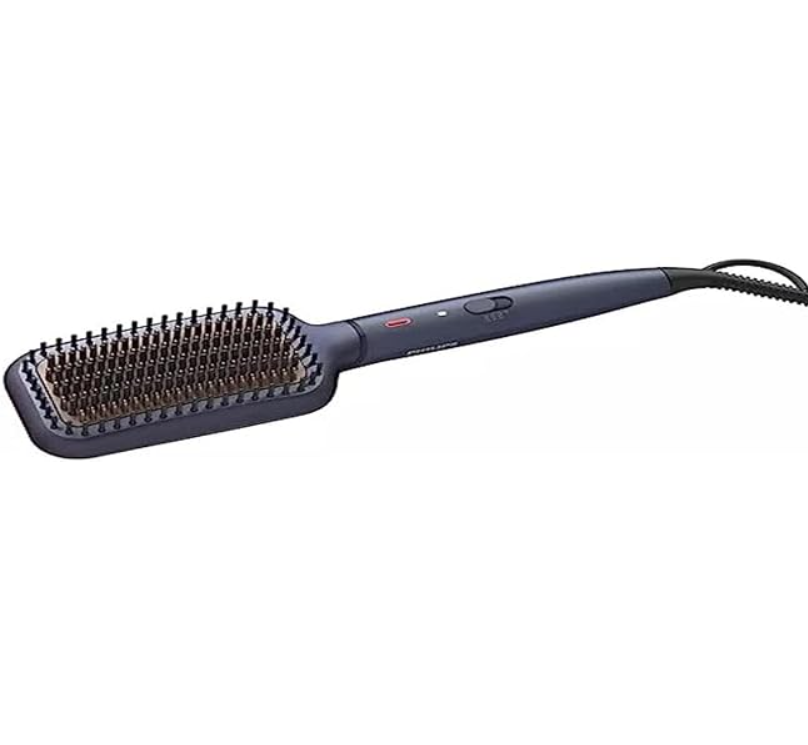 Philips BHH885/00 Heated Straightening Brush (3 temp), Black