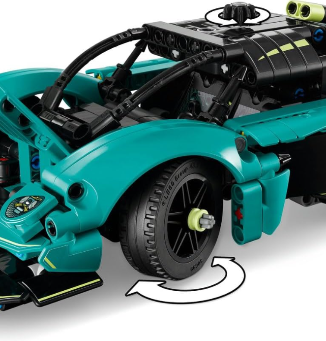 LEGO Technic Aston Martin Valkyrie 42208 | Race Car Toy, V12 Engine & Gullwing Doors, Model Building Kit