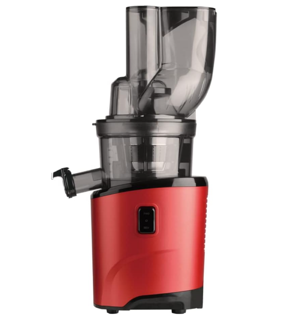 Kuvings Juicer REVO830 - double filling opening, automatic cutting system -dark red matt