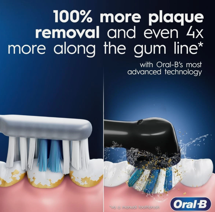 Oral-B iO Series 9 Ultimate Electric Toothbrush 7 Smart Modes, Pressure Sensor, Black