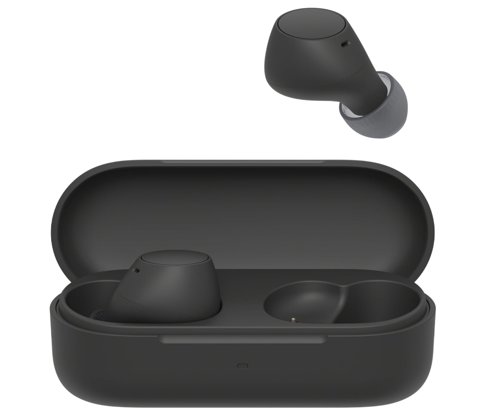 Sony WF-C510 Truly Wireless Earbuds – Small, Light, Bluetooth In Ear Headphones with Multipoint Connection, Ambient Sound, IPX4 Rating, Spotify Tap, Quick Charge, 22 HR Battery, iOS & Android - Black