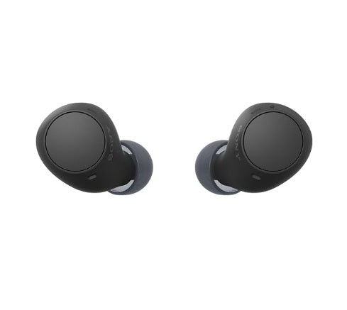 Sony WF-C510 Truly Wireless Earbuds – Small, Light, Bluetooth In Ear Headphones with Multipoint Connection, Ambient Sound, IPX4 Rating, Spotify Tap, Quick Charge, 22 HR Battery, iOS & Android - Black