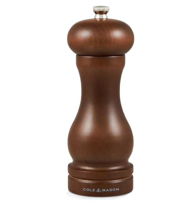 Cole & Mason 207CM-HB0644P Forest Capstan Pepper Mill with Carbon Steel Mechanism, 16.5cm