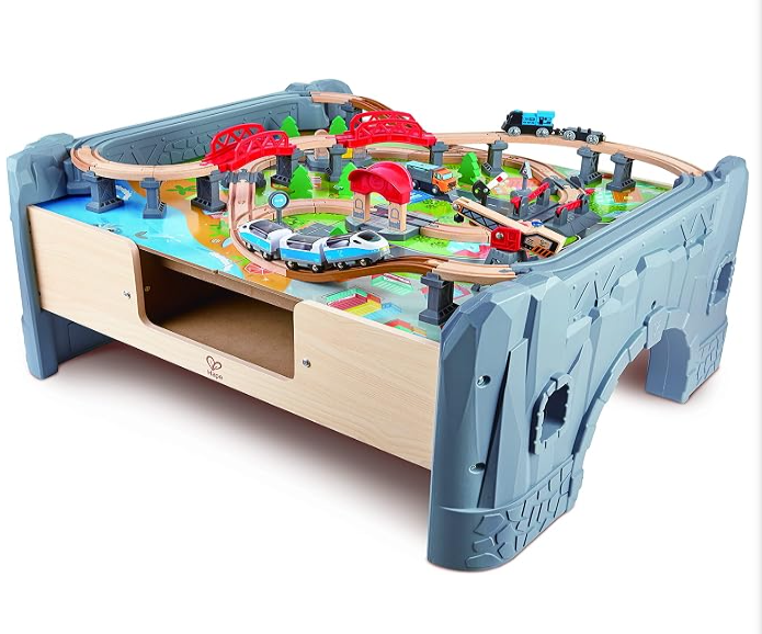 HAPE E3766 Railway Train and Table Set 70pcs Multicolor Main image
