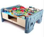 HAPE E3766 Railway Train and Table Set 70pcs Multicolor