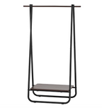 Rene E70461 Swing Clothes Storage Rack, Brown