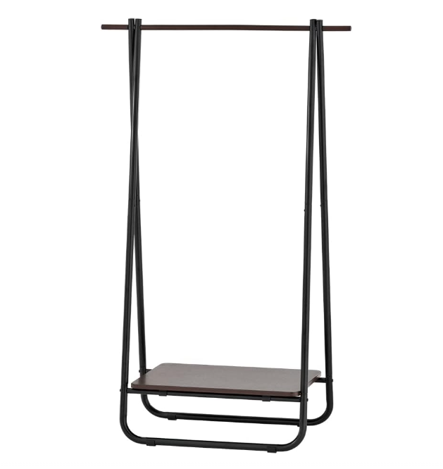 Rene E70461 Swing Clothes Storage Rack, Brown