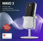 Elgato Wave:3 White - Premium Studio Quality USB Condenser Microphone for Streaming