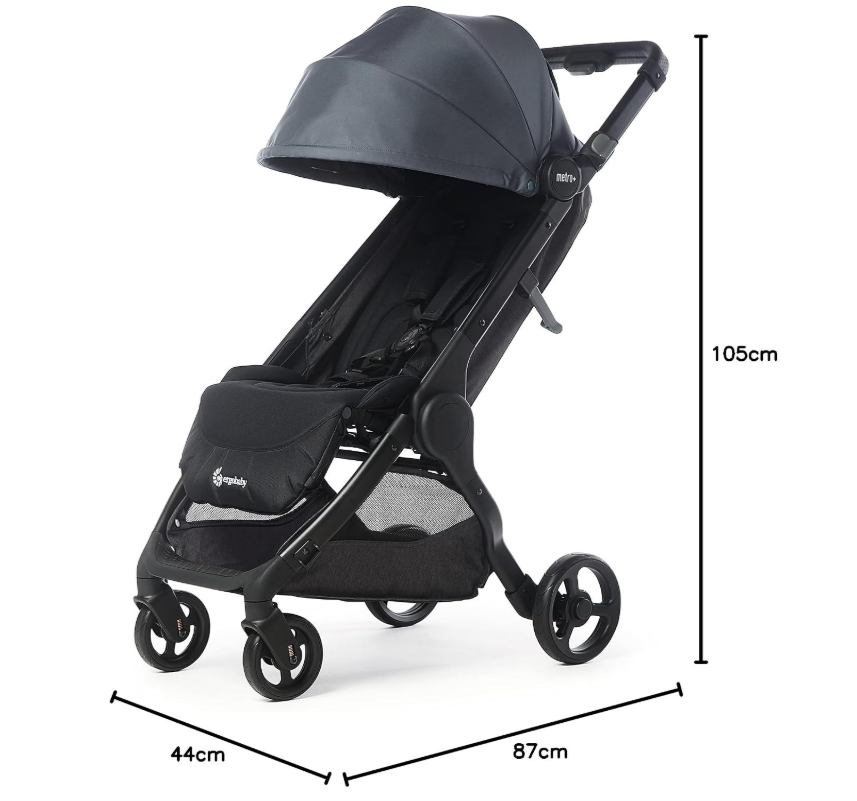 Ergobaby Metro City Compact Stroller, Slate Gray
