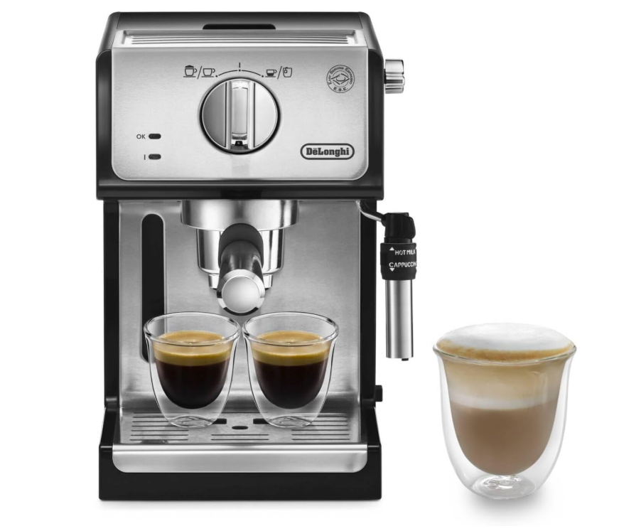 De'Longhi Active Line Adjustable - Manual Espresso Machines ECP35.31, Black