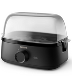 Philips 3000 Series HD9137/91 - Egg Cooker, 400W, Different Cooking Levels, Family Size, Black