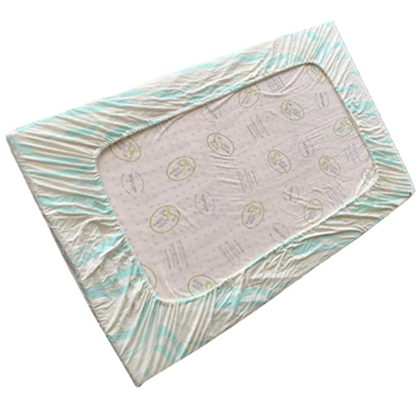 Little Zebra Soft Bamboo Big Cot Mattress Cover, 7.5cm