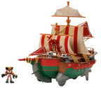 Sonic The Hedgehog Prime Pirate Ship Playset, 2.5"