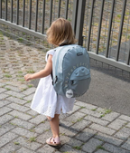 Childhome Big ABC Kids School Backpack, Grey/Off White