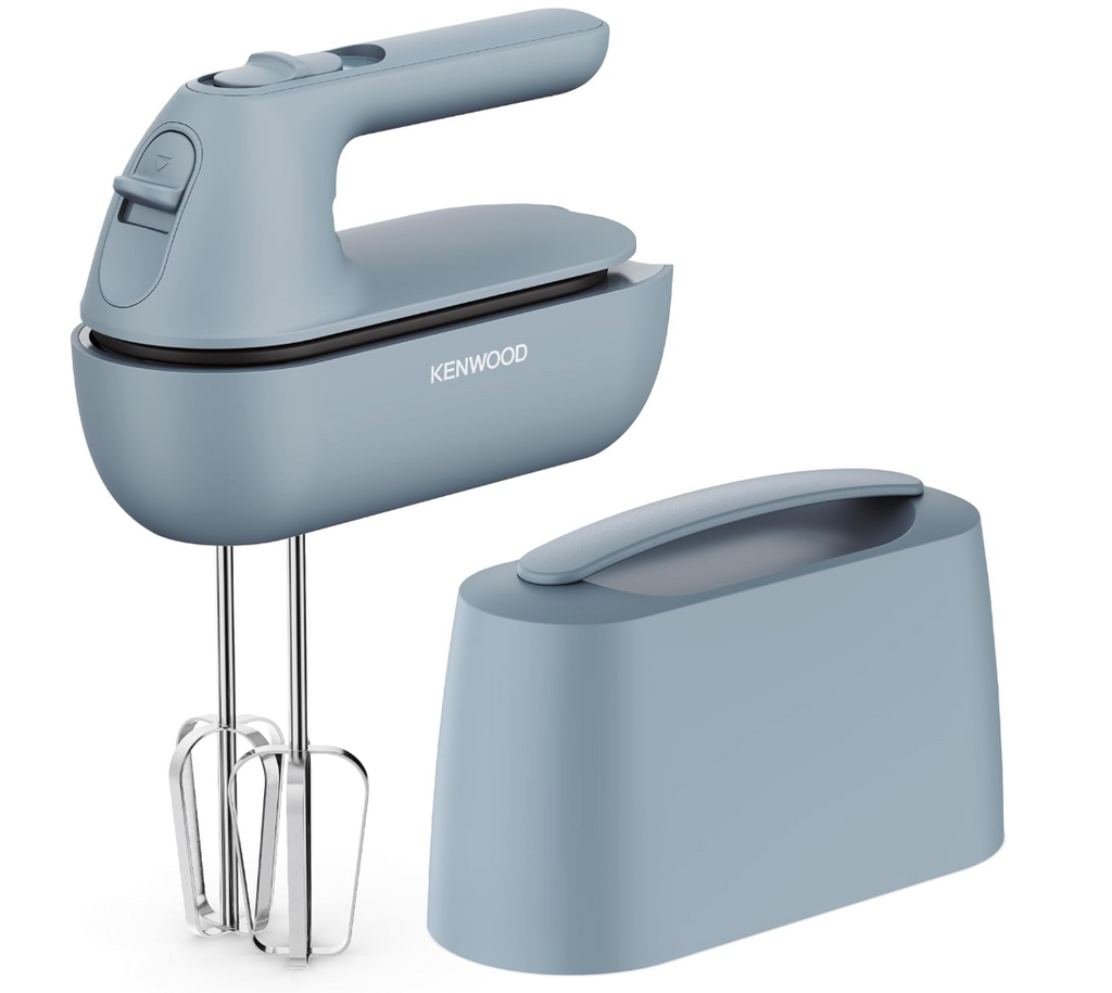 Kenwood QuickMix Go HMP40.000GY - Hand Mixer with 2 Attachments, 350W, Storm Blue
