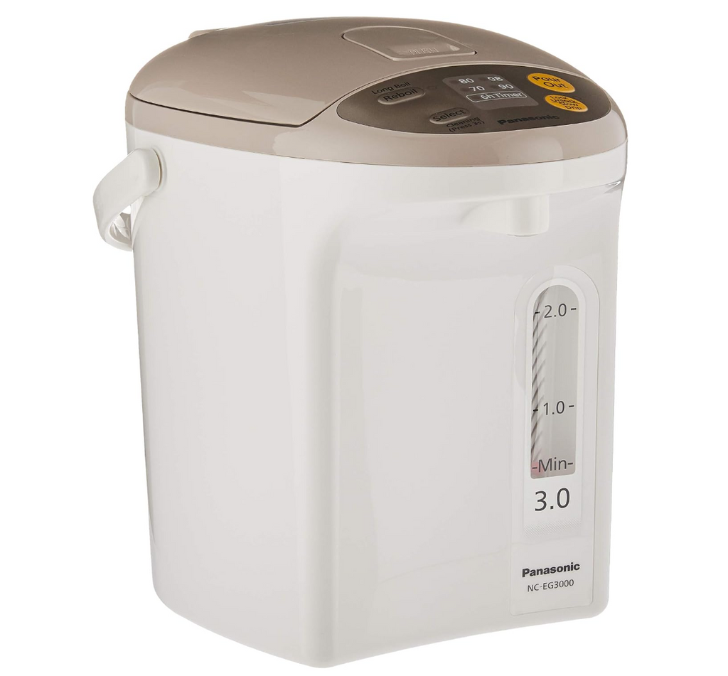 Panasonic NC-EG3000CSH Electric Thermopot, 3L, Beige, White