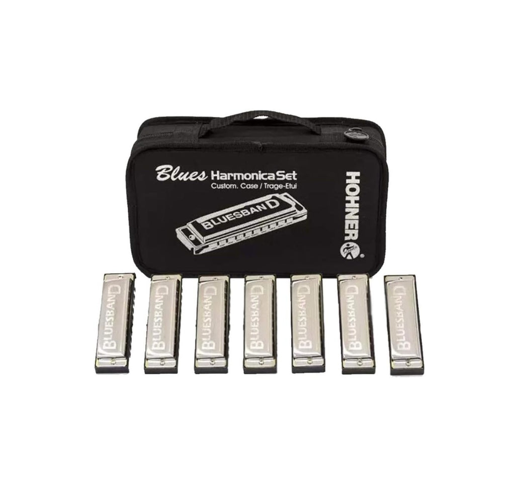 Hohner Bluesband Harmonica 7-Piece Set