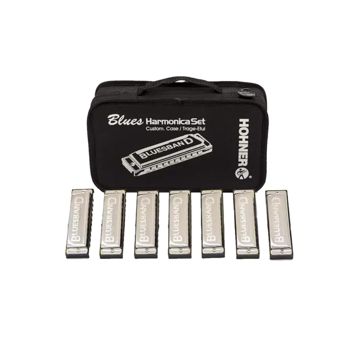 Hohner Bluesband Harmonica 7-Piece Set