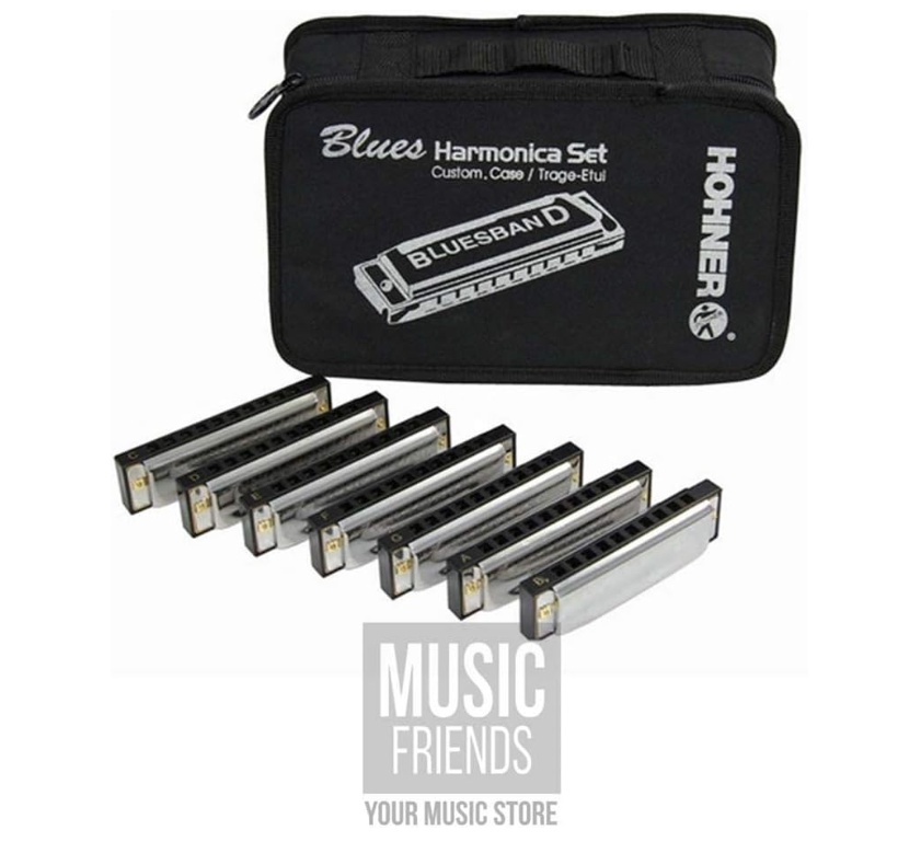 Hohner Bluesband Harmonica 7-Piece Set