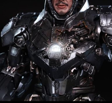 Hot Toys Movie Masterpiece Diecast "Iron Man 2" 1/6 Scale Figure Whiplash Mark II