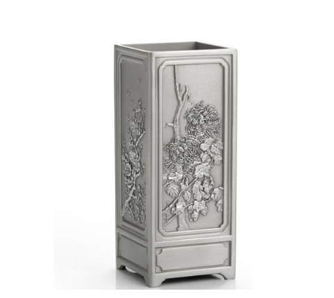 Royal Selangor Hand Finished Four Seasons Collection Pewter Pen/Pencil Holder, H:13cm