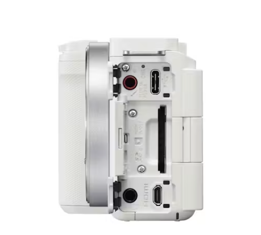 Sony ZV-E10 II Vlog Mirrorless Camera Body + 16-50mm Power Zoom Lens ,White With Wireless remote commander