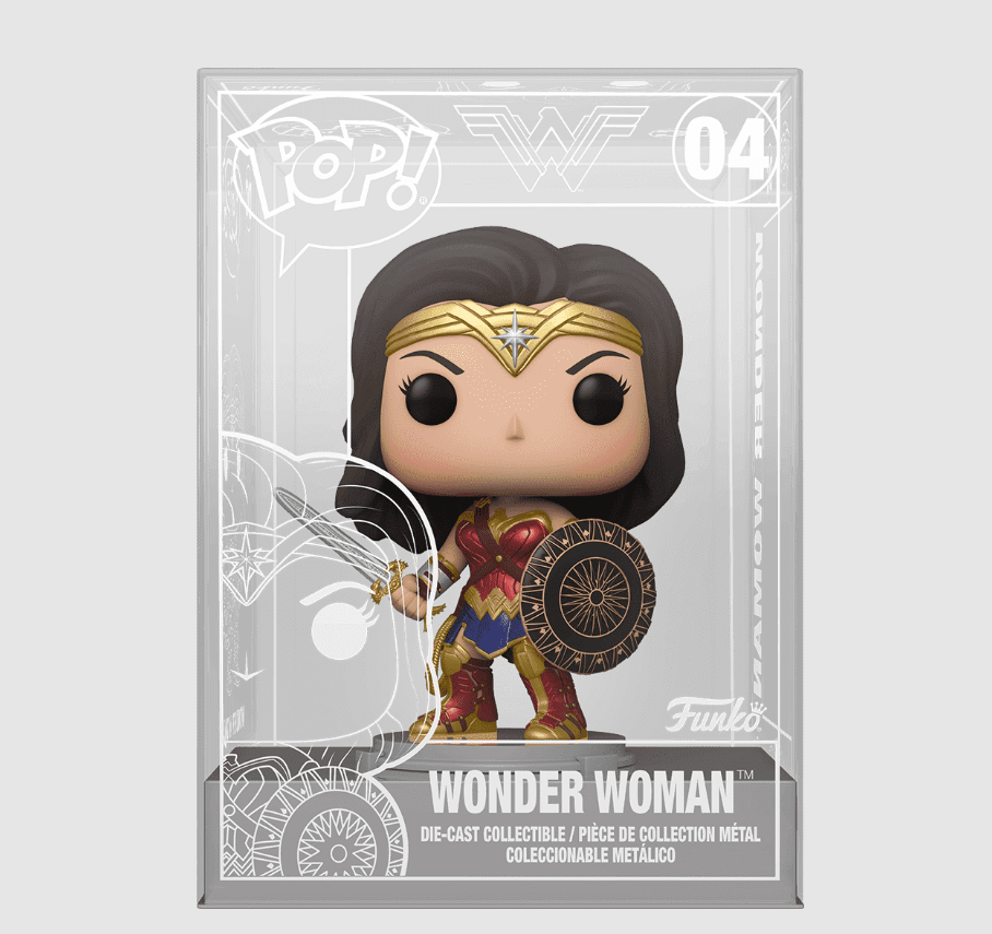 Funko POP Die Cast Wonder Woman with Sword & Shield Main image