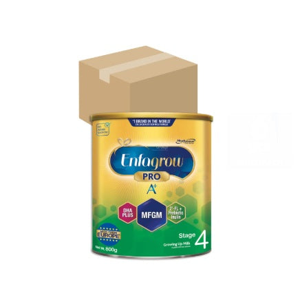 Enfagrow Pro A+ Growing Up Milk Powder Formula - Stage 4, 800G X 6TIN , Expired 17 OCT 26
