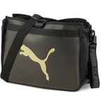 PUMA 07850101 Women's Active Organizer Grip Bag, Puma Black/Bright Gold