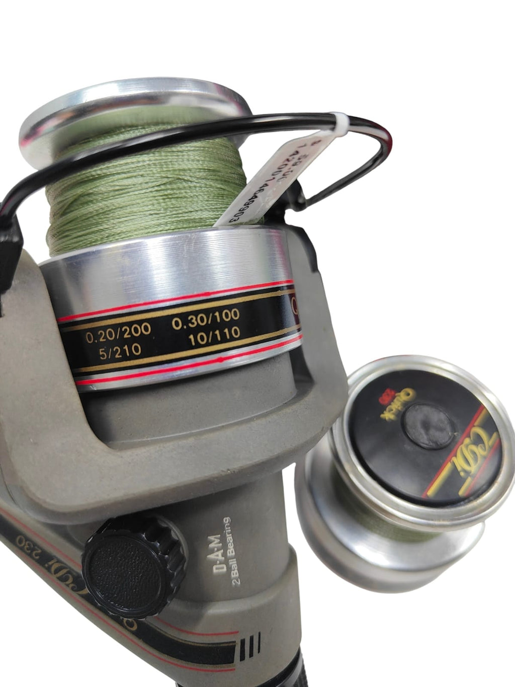 QUICK CDI 230 FISHING REEL-1:5-4/10LBS/110YDS
