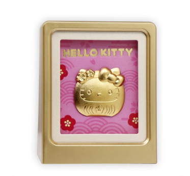 Hello Kitty Daruma Frame Singapore Mint