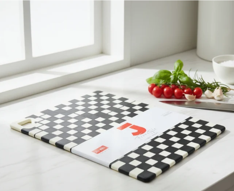 Checkered Chopping Board - 40 x 28 x 0.8cm