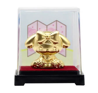 The Singapore Mint Sanrio My Melody Showa Collection 24K Gold Foil Mini Figure