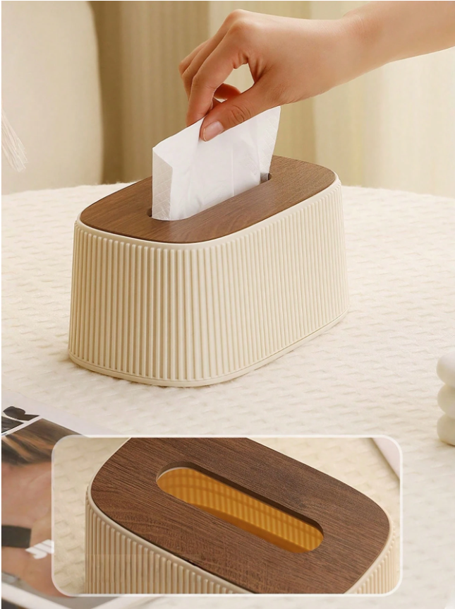 Striped Zen Tissue Box Cover - MSS018
