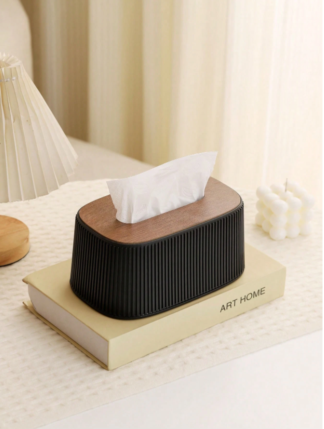 Striped Zen Tissue Box Cover - MSS018