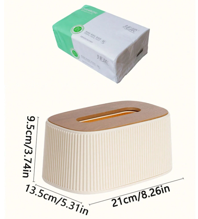 Striped Zen Tissue Box Cover - MSS018