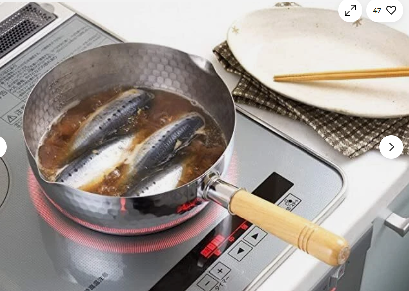 20cm Silver Sauce Pot with Long Handle
